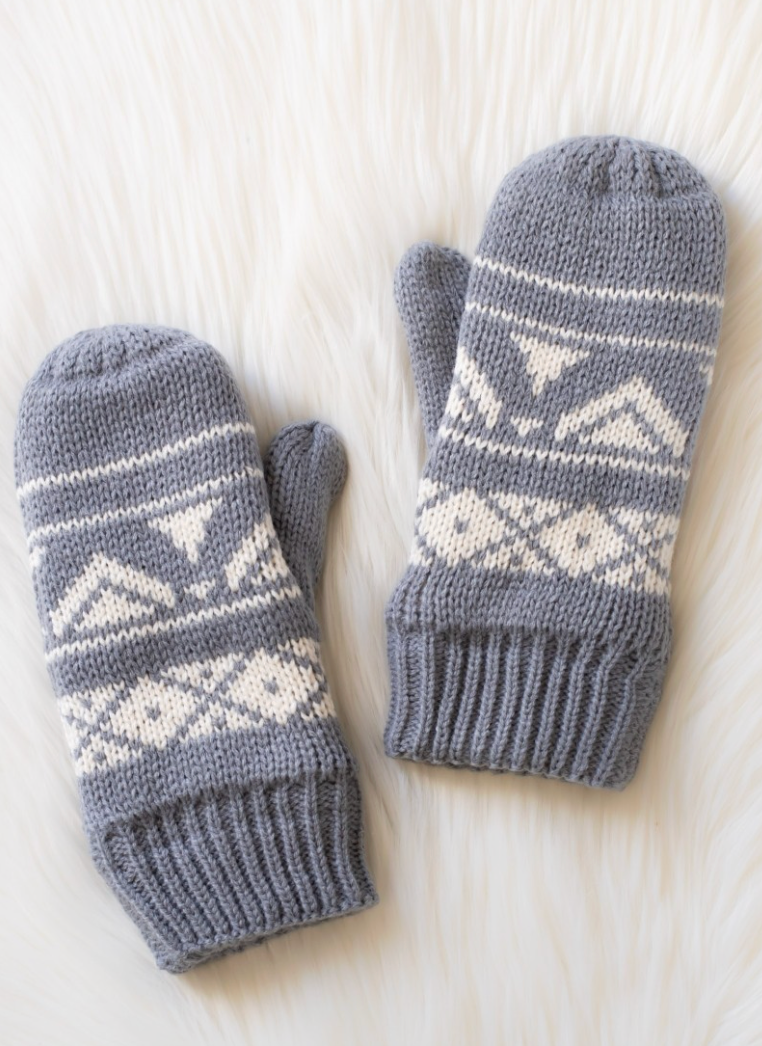Smokey Mountain Fleece Lined Mittens