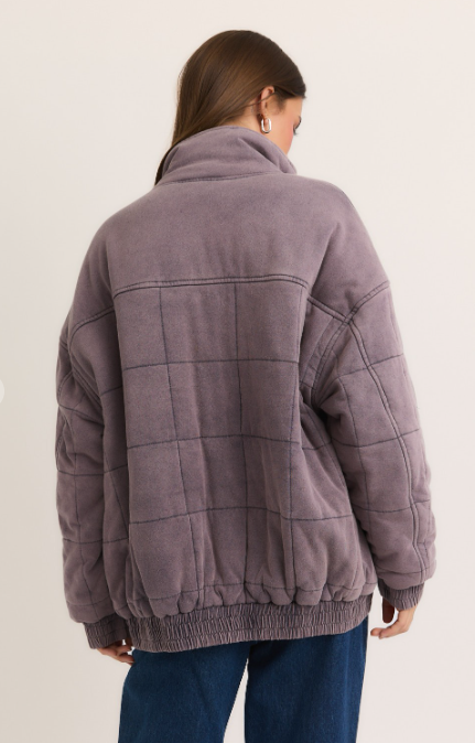 Purple Skies Quilted Jacket