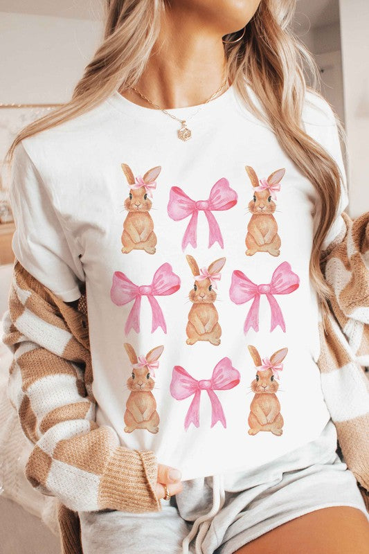 BUNNIES AND RIBBONS Graphic T-Shirt