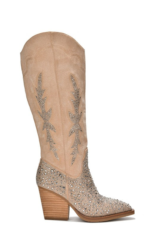 ANNISTONE RHINESTONE, WESTERN BOOT