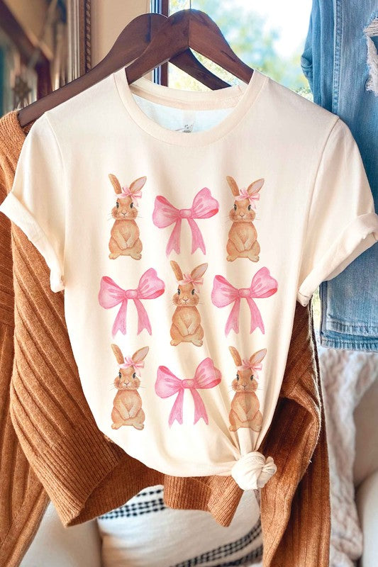 BUNNIES AND RIBBONS Graphic T-Shirt